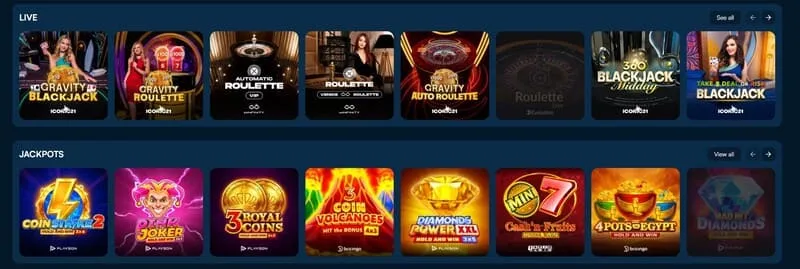 Aureon casino welkomstbonus 425% en VIP promoties